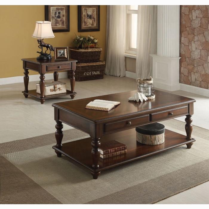 Farrel Walnut Coffee Table - Visions in Furniture (La Mirada, CA)