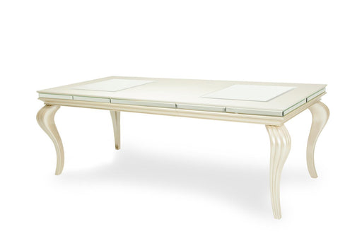 Hollywood Loft Rectangular Leg Dining Table in Frost 9001600-104 - Visions in Furniture (La Mirada, CA)