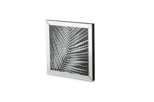 Montreal Mirror Framed Wall Decor w/Crystal Accented Leaves - Visions in Furniture (La Mirada, CA)