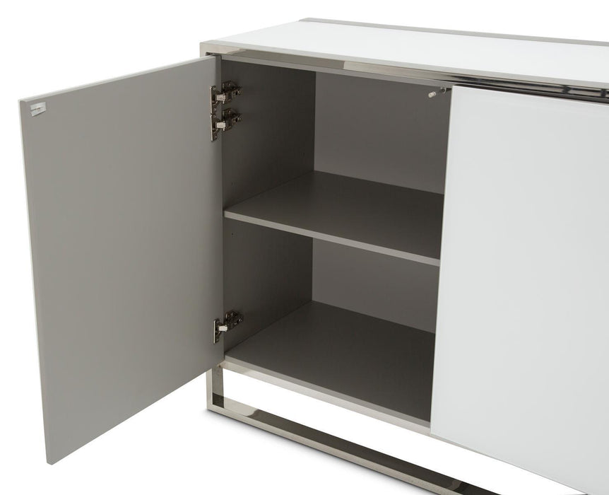 State St Sideboard in Glossy White - Visions in Furniture (La Mirada, CA)