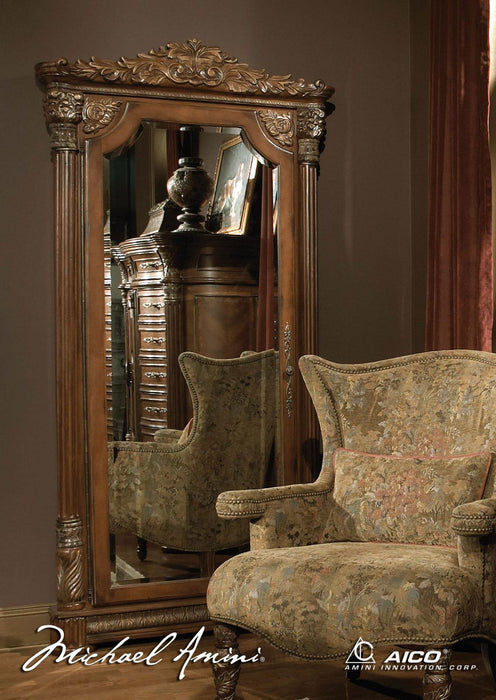 Villa Valencia Accent Wall Mirror in Chestnut - Visions in Furniture (La Mirada, CA)