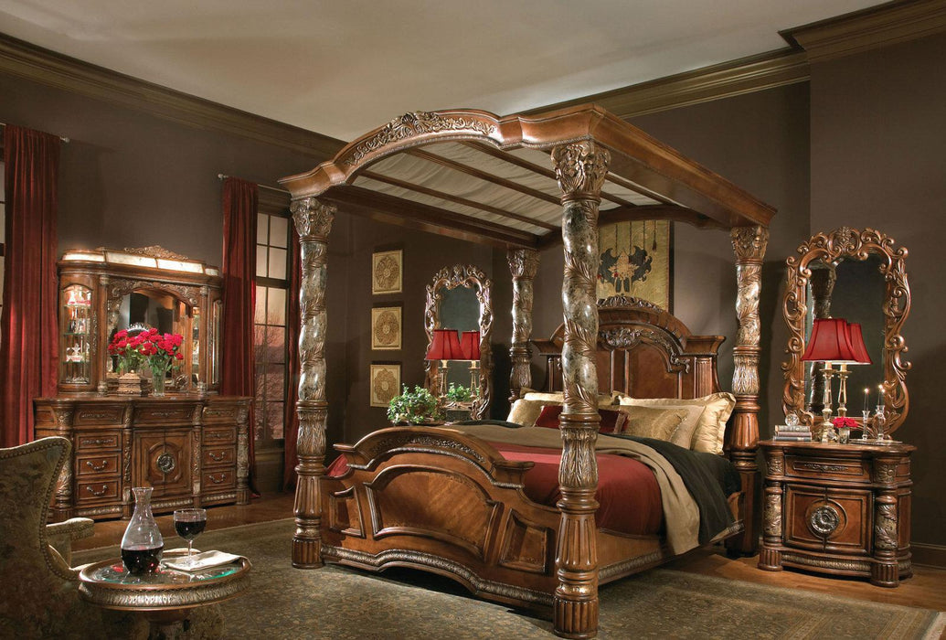 Villa Valencia Accent Wall Mirror in Chestnut - Visions in Furniture (La Mirada, CA)