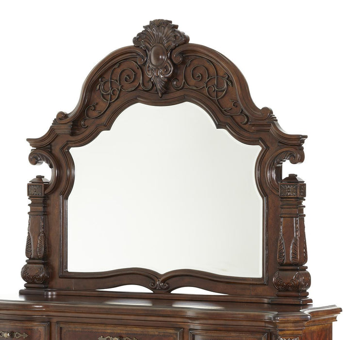 Windsor Court Dresser Mirror in Vintage Fruitwood - Visions in Furniture (La Mirada, CA)