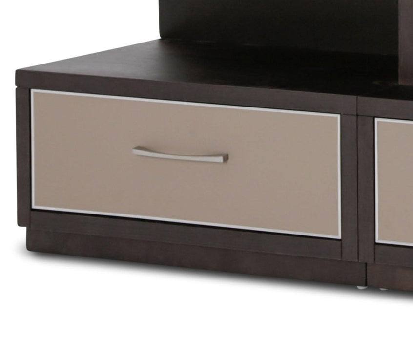 21 Cosmopolitan Left Entertainment Base in Umber/Taupe - Visions in Furniture (La Mirada, CA)