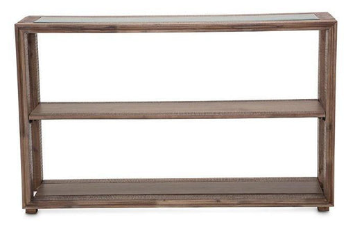 Hudson Ferry Console Table in Driftwood - Visions in Furniture (La Mirada, CA)