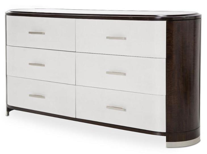 Paris Chic 6 Drawer Dresser in Espresso - Visions in Furniture (La Mirada, CA)