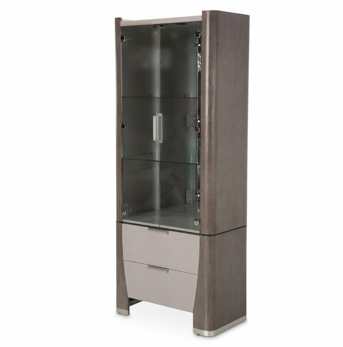 Roxbury Park Display Cabinet in Slate - Visions in Furniture (La Mirada, CA)