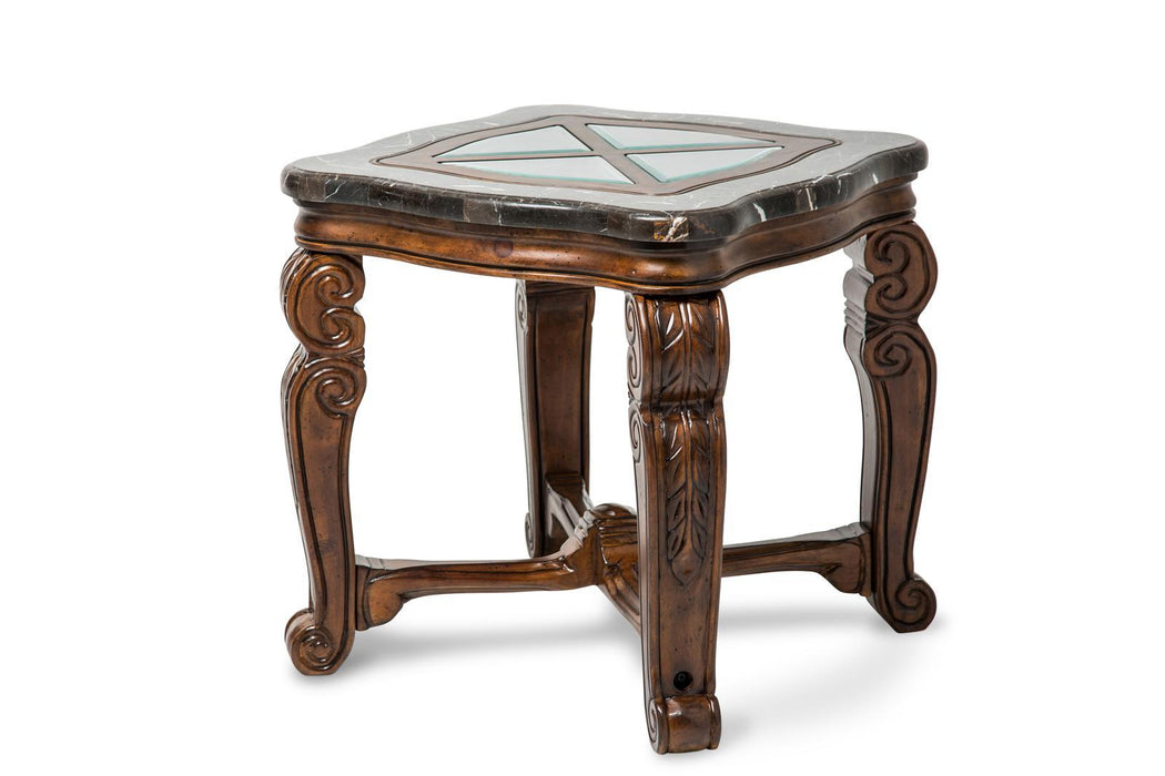 Tuscano Melange End Table in Melange - Visions in Furniture (La Mirada, CA)