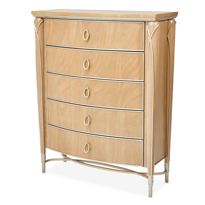 Villa Cherie Highboy Chest in Caramel - Visions in Furniture (La Mirada, CA)