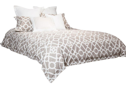 Harper 9-pc Queen Comforter Set in Natural - Visions in Furniture (La Mirada, CA)