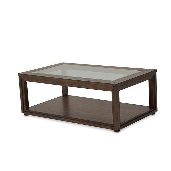 Carrollton Rectangular Cocktail Table in Rustic Ranch - Visions in Furniture (La Mirada, CA)