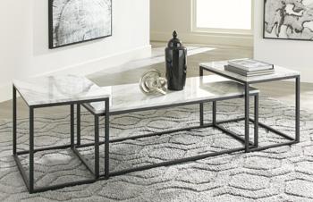 Donnesta Table (Set of 3) - Visions in Furniture (La Mirada, CA)