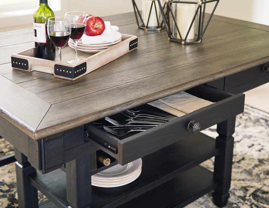 Tyler Creek Counter Height Dining Set - Visions in Furniture (La Mirada, CA)