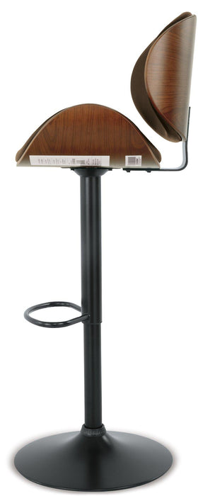 Bellatier Adjustable Height Bar Stool - Visions in Furniture (La Mirada, CA)