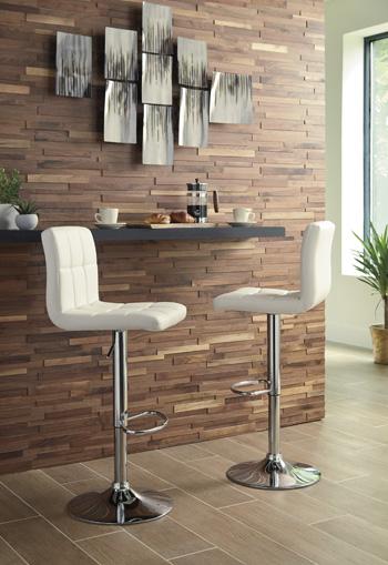 Bellatier Adjustable Height Bar Stool - Visions in Furniture (La Mirada, CA)