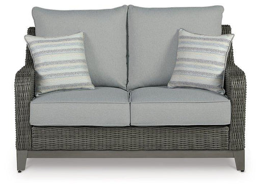 Elite Park Outdoor Loveseat with Cushion - Visions in Furniture (La Mirada, CA)