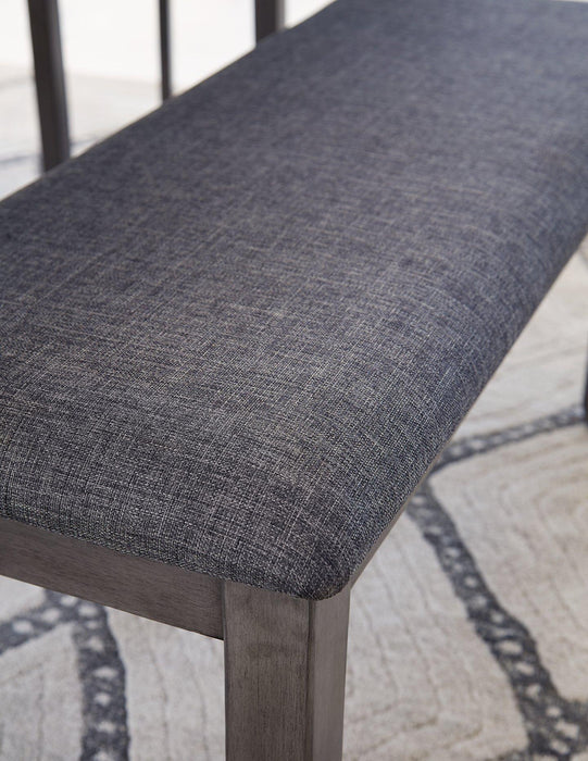 Bridson Dining Table and Chairs with Bench (Set of 6) - Visions in Furniture (La Mirada, CA)