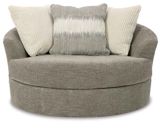 Creswell Oversized Swivel Accent Chair - Visions in Furniture (La Mirada, CA)
