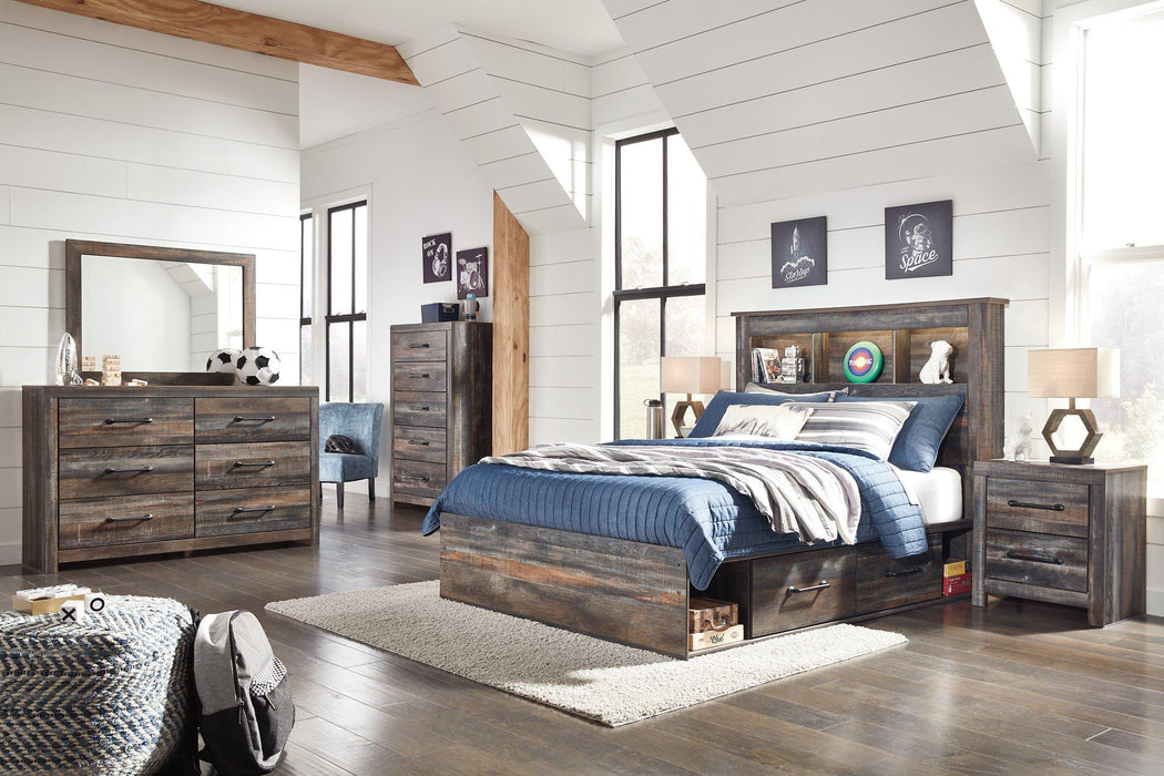 Drystan Youth Bed with 2 Storage Drawers - Visions in Furniture (La Mirada, CA)