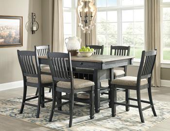 Tyler Creek Counter Height Dining Set - Visions in Furniture (La Mirada, CA)