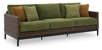 Horizon Hall Outdoor Sofa with Cushion - Visions in Furniture (La Mirada, CA)