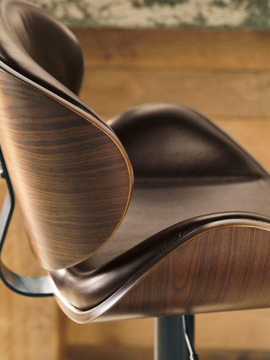 Bellatier Adjustable Height Bar Stool - Visions in Furniture (La Mirada, CA)