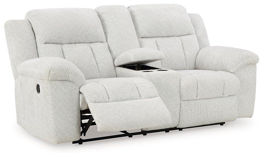Frohn Reclining Loveseat with Console - Visions in Furniture (La Mirada, CA)