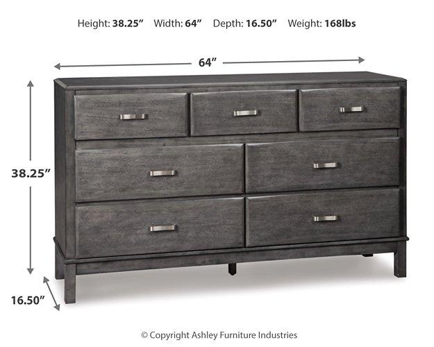 Caitbrook Dresser and Mirror - Visions in Furniture (La Mirada, CA)