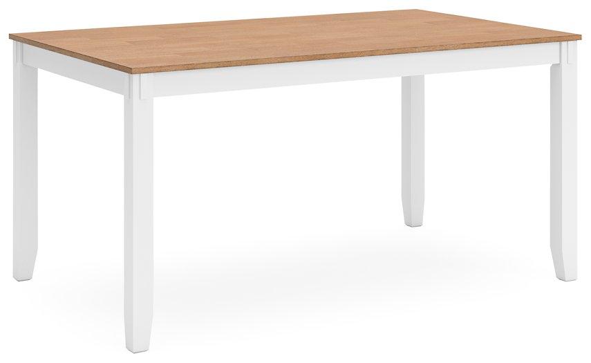 Gesthaven Dining Table with 4 Chairs and Bench (Set of 6) - Visions in Furniture (La Mirada, CA)