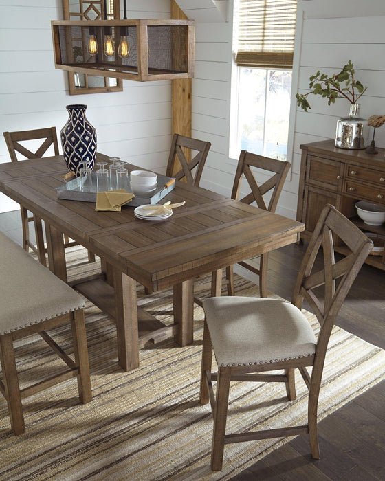 Moriville Counter Height Dining Set - Visions in Furniture (La Mirada, CA)