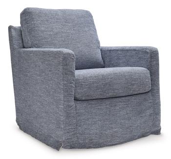 Nenana Next-Gen Nuvella Swivel Glider Accent Chair - Visions in Furniture (La Mirada, CA)