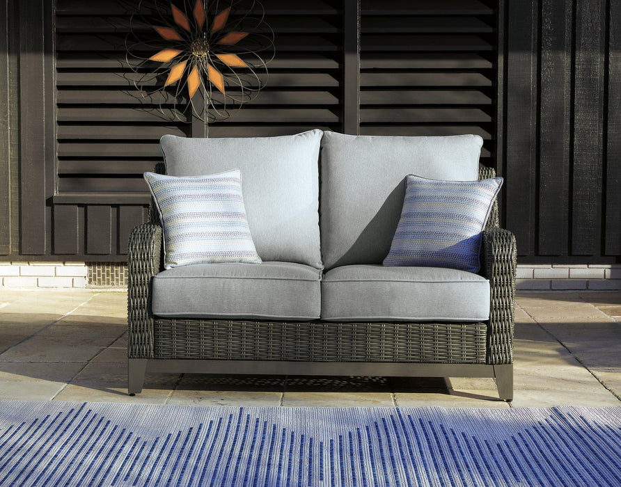 Elite Park Outdoor Loveseat with Cushion - Visions in Furniture (La Mirada, CA)