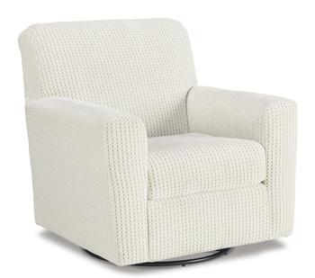 Herstow Swivel Glider Accent Chair - Visions in Furniture (La Mirada, CA)