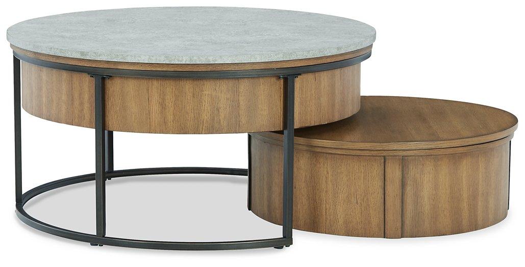 Fridley Nesting Coffee Table (Set of 2) - Visions in Furniture (La Mirada, CA)