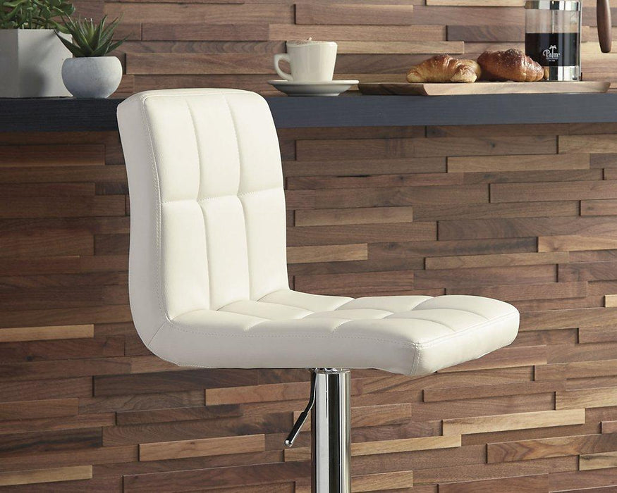 Bellatier Adjustable Height Bar Stool - Visions in Furniture (La Mirada, CA)