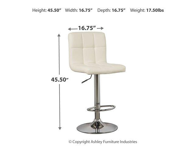 Bellatier Adjustable Height Bar Stool - Visions in Furniture (La Mirada, CA)
