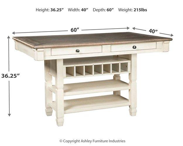 Bolanburg Counter Height Dining Table - Visions in Furniture (La Mirada, CA)