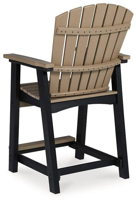 Fairen Trail Outdoor Counter Height Bar Stool (Set of 2) - Visions in Furniture (La Mirada, CA)