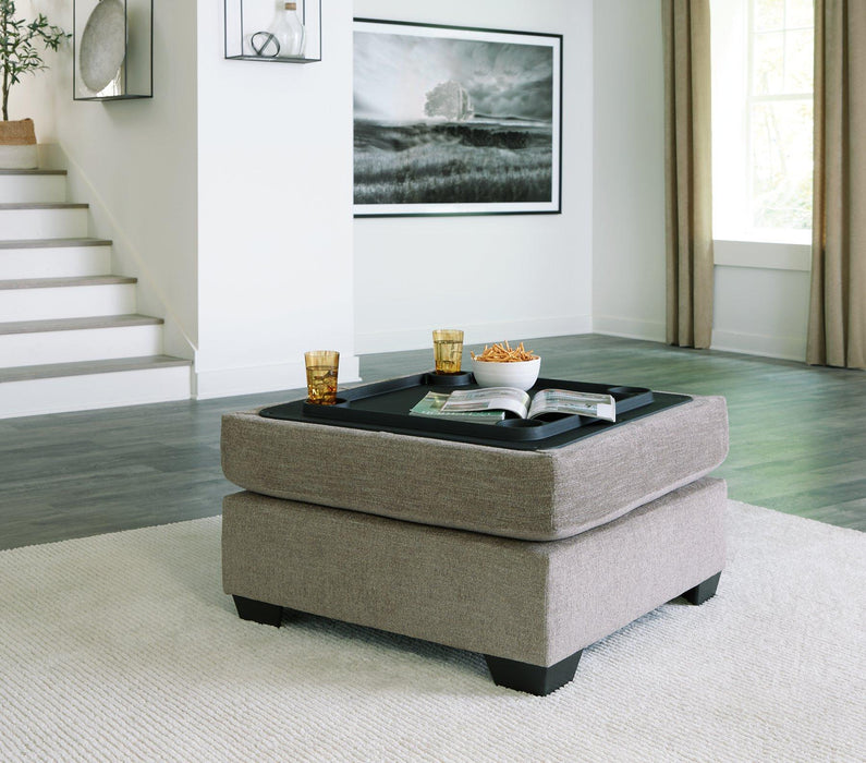 Creswell Ottoman With Storage - Visions in Furniture (La Mirada, CA)