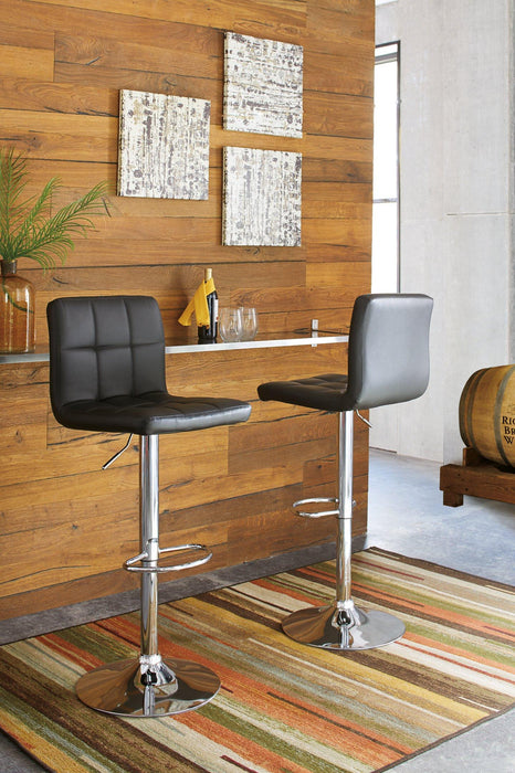 Bellatier Adjustable Height Bar Stool - Visions in Furniture (La Mirada, CA)