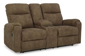 Edenwold Reclining Loveseat with Console - Visions in Furniture (La Mirada, CA)