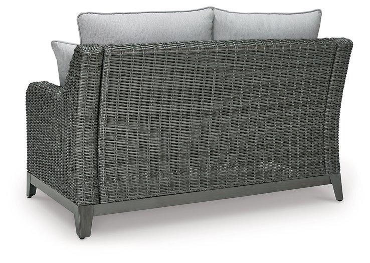 Elite Park Outdoor Loveseat with Cushion - Visions in Furniture (La Mirada, CA)
