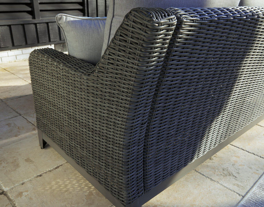 Elite Park Outdoor Loveseat with Cushion - Visions in Furniture (La Mirada, CA)