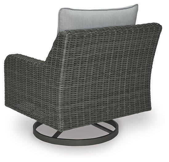 Elite Park Outdoor Swivel Lounge with Cushion - Visions in Furniture (La Mirada, CA)
