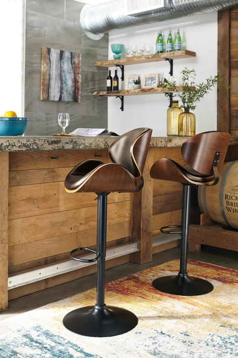 Bellatier Adjustable Height Bar Stool - Visions in Furniture (La Mirada, CA)