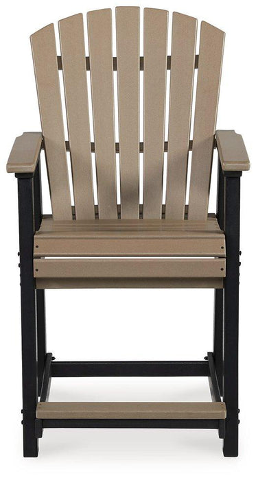 Fairen Trail Outdoor Counter Height Bar Stool (Set of 2) - Visions in Furniture (La Mirada, CA)