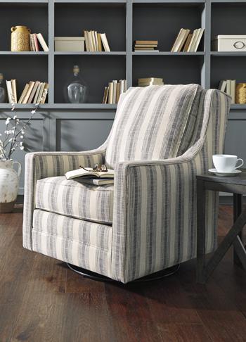 Kambria Swivel Glider Accent Chair - Visions in Furniture (La Mirada, CA)