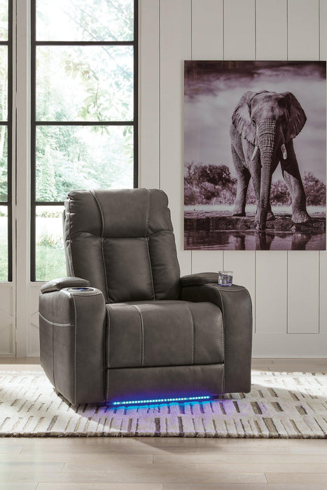Feazada Power Recliner - Visions in Furniture (La Mirada, CA)