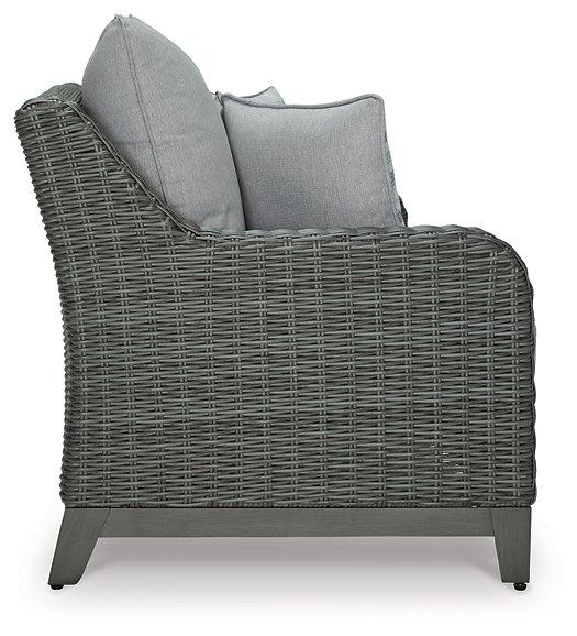 Elite Park Outdoor Loveseat with Cushion - Visions in Furniture (La Mirada, CA)