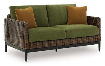 Horizon Hall Outdoor Loveseat with Cushion - Visions in Furniture (La Mirada, CA)